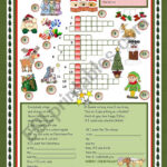 Sing A Christmas Song!   Esl Worksheetmariaolimpia Inside Sing A Song Christmas Crossword Puzzle