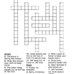 Spanish   Christmas Crossword   Wordmint Intended For Christmas Crossword In Spanish