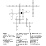 Spanish Christmas Vocabulary! Crossword   Wordmint Intended For Christmas Crossword In Spanish