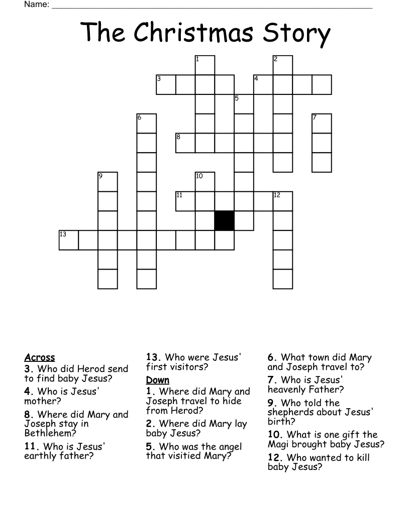 the christmas story crossword wordmint regarding crossword clue christmas travelers The Christmas Story Crossword - Wordmint regarding Crossword Clue Christmas Travelers