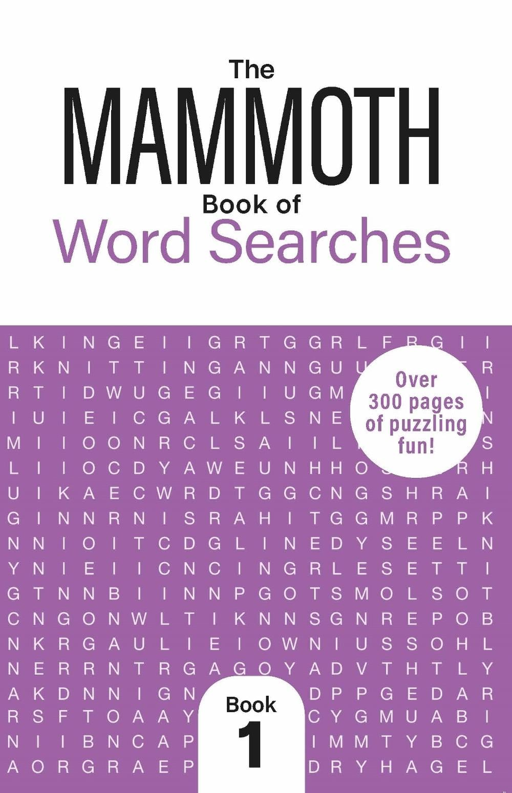 The Mammoth Book Of Word Searches 1Dr Gareth Moore, Paperback in A Mammoth Christmas Crossword Clue
