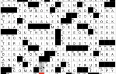Thursday, April 24, 2025 | Diary Of A Crossword Fiend within La Christmas Setting Wsj Crossword