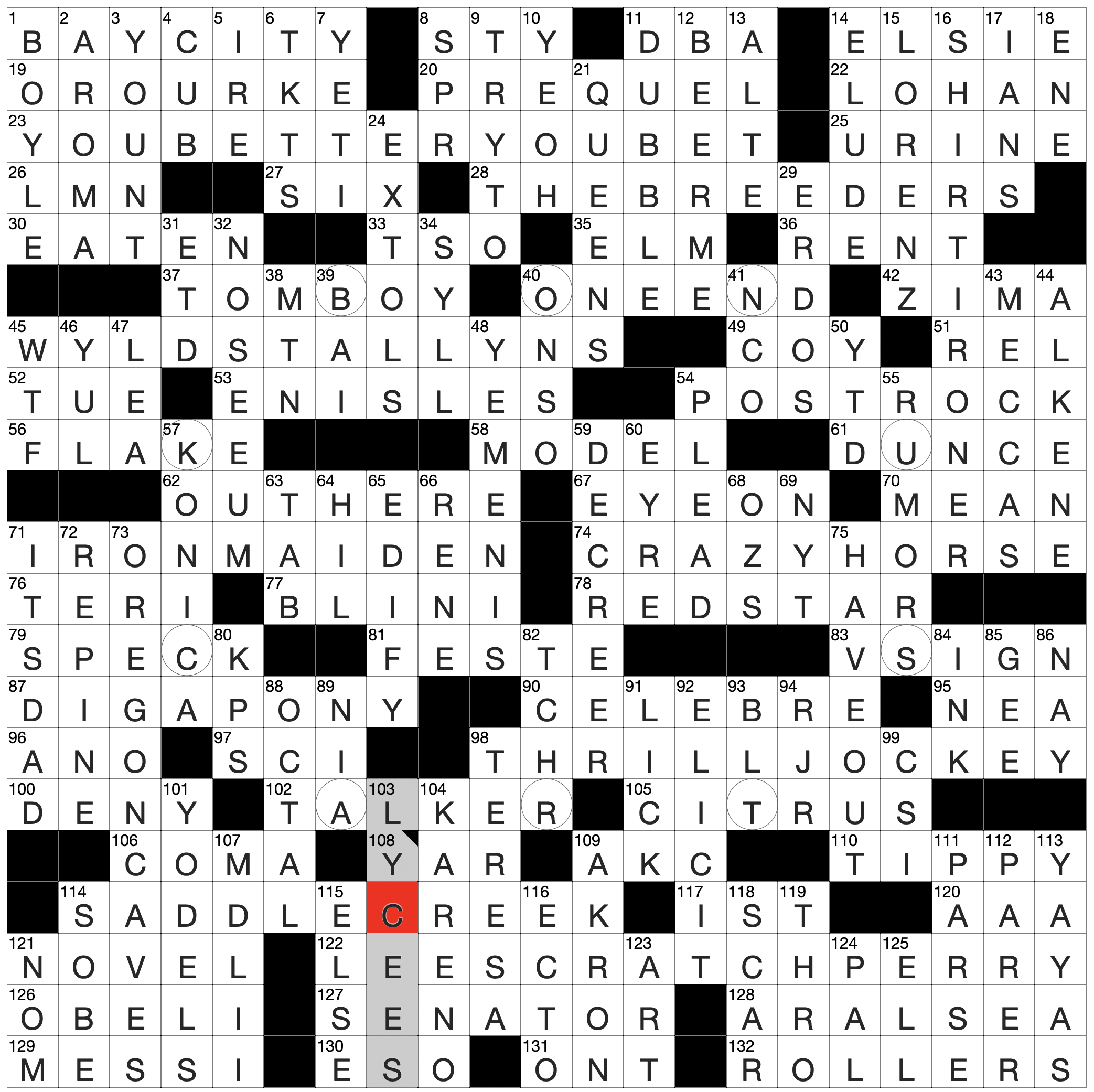 Thursday, April 24, 2025 | Diary Of A Crossword Fiend within La Christmas Setting Wsj Crossword
