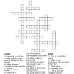 To Kill A Mocking Bird Crossword   Wordmint Throughout Birds In A Christmas Carol Crossword