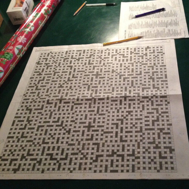 Globe and Mail Christmas Crossword Globe and Mail Christmas Crossword