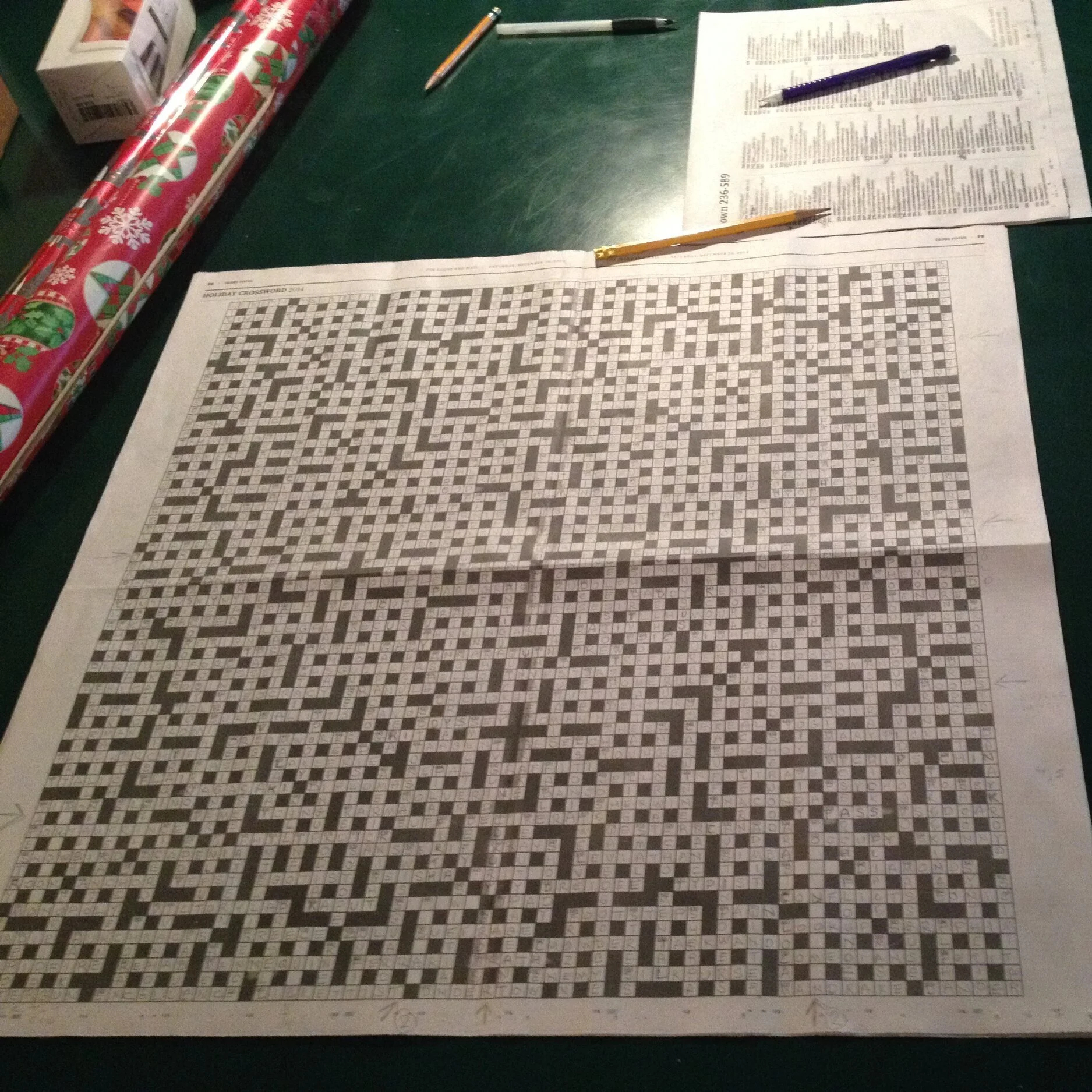 vixamesliz in globe and mail christmas crossword Vixamesliz in Globe and Mail Christmas Crossword