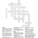 We Wish You A Punny Christmas Crossword   Wordmint In White Christmas Wish Crossword