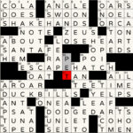 Wednesday, July 16, 2025 | Diary Of A Crossword Fiend Inside La Christmas Setting Wsj Crossword