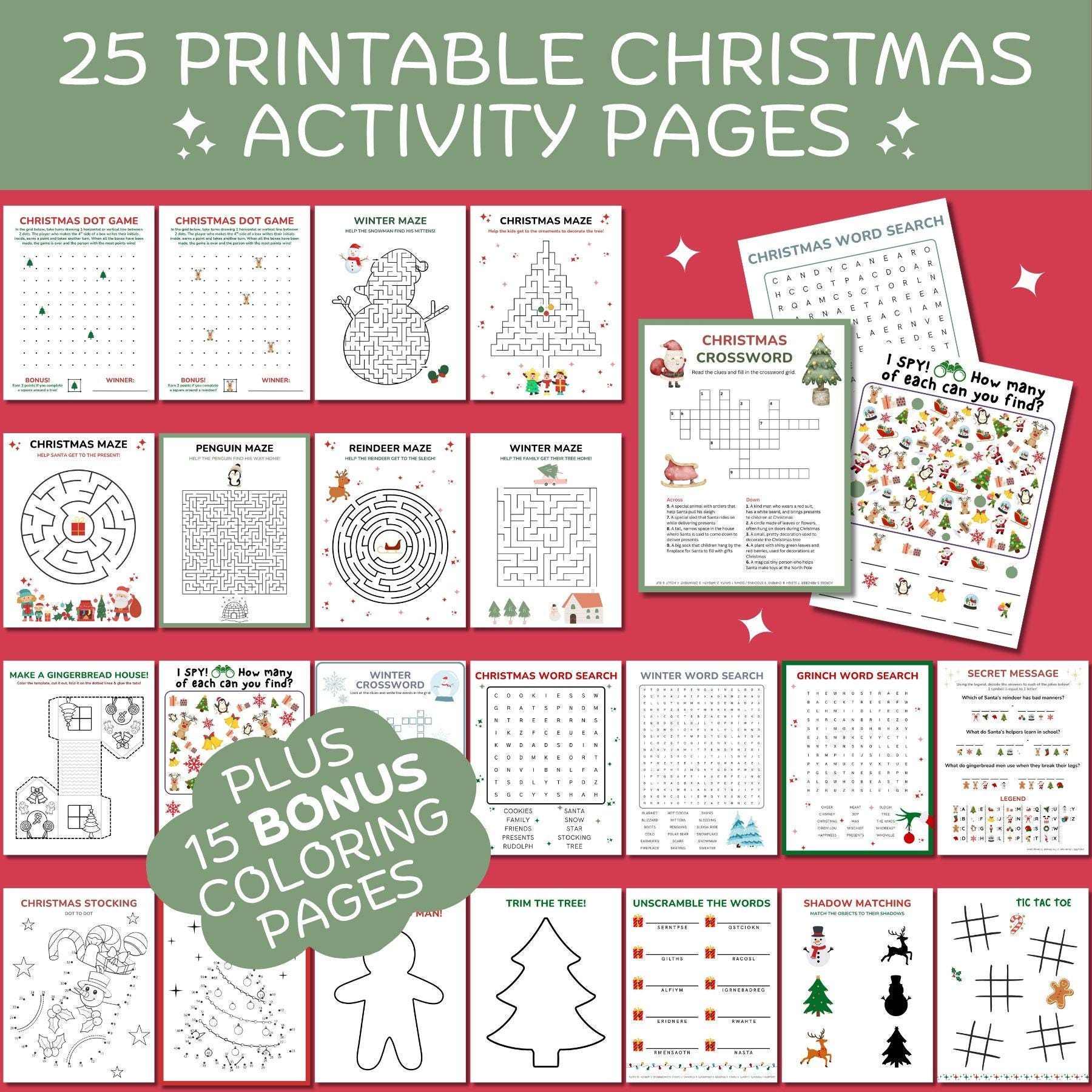winter crossword etsy for the holiday zone christmas crossword Winter Crossword - Etsy for The Holiday Zone Christmas Crossword