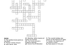 Winter Wonderland Crossword – Wordmint with regard to Christmas Baubles Often Crossword Clue