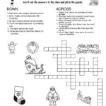 Wintery Crossword • Beeloo Printable Crafts And Activities For Kids In Crossword Clue Christmas Travelers