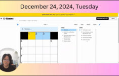 Wordle, The Mini, Plusword, And Keyword | December 24, 2024 inside Hanker For As Christmas Cookies Crossword