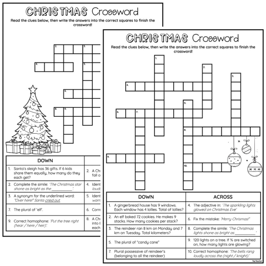 year 5 top teacher for christmas poem opener nyt crossword Year 5 - Top Teacher for Christmas Poem Opener Nyt Crossword